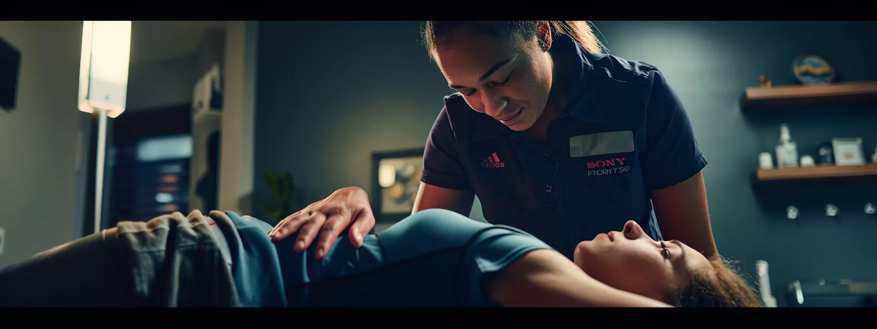 an athlete receiving personalized chiropractic treatment to accelerate rehabilitation and enhance performance after a sports injury.